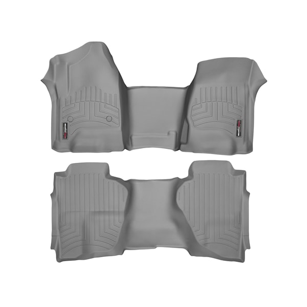 Weathertech Front and Rear Floorliners - Over The Hump, 465431-465423 465431-465423 - main